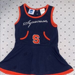 🛍 NCAA Blue and Orange Casual Dress Cheerleader Style SIZE  3T